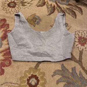 Gray Women's Crop Top